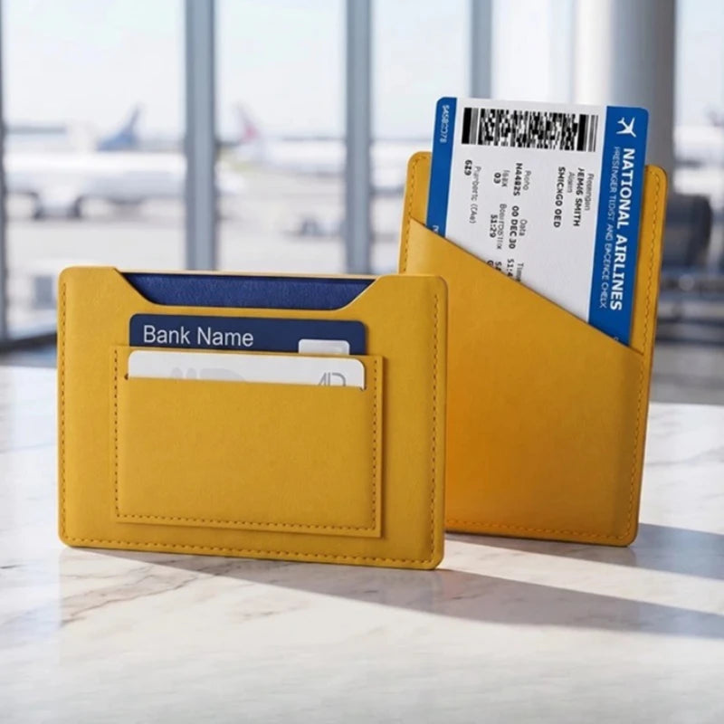 eTya Waterproof Passport Holder — Large Capacity Travel Wallet with Multi-Slots