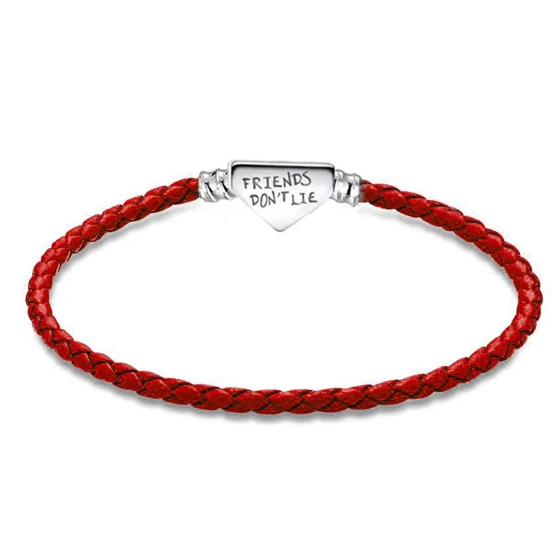 Potdemiel 925 Sterling Silver Charm Bracelet — Elegant Multi-Color Zircon Jewelry