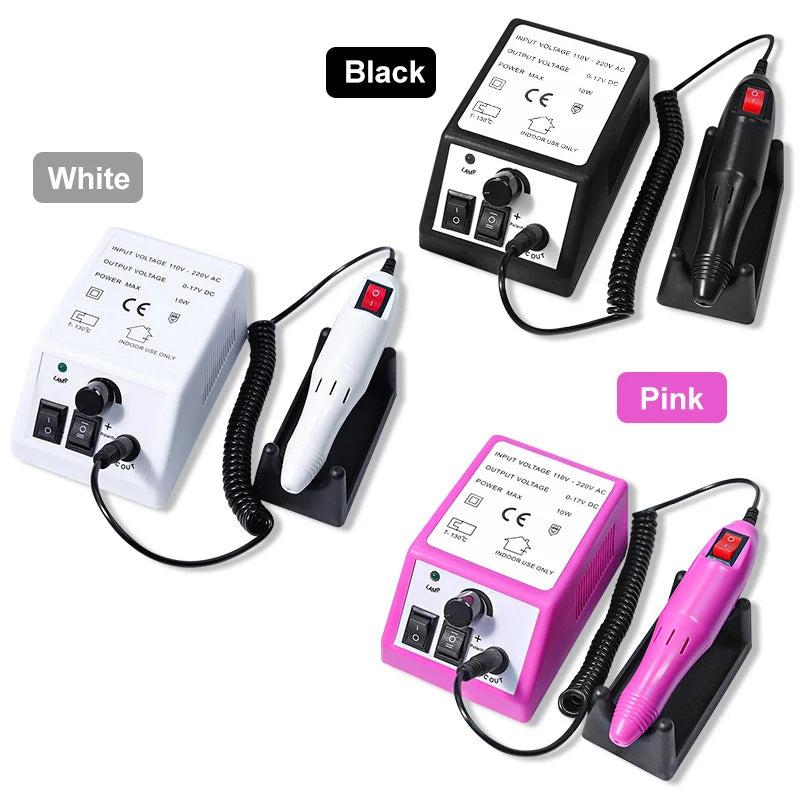 Electric Nail Drill Machine Set — Professional Manicure & Gel Removal Kit