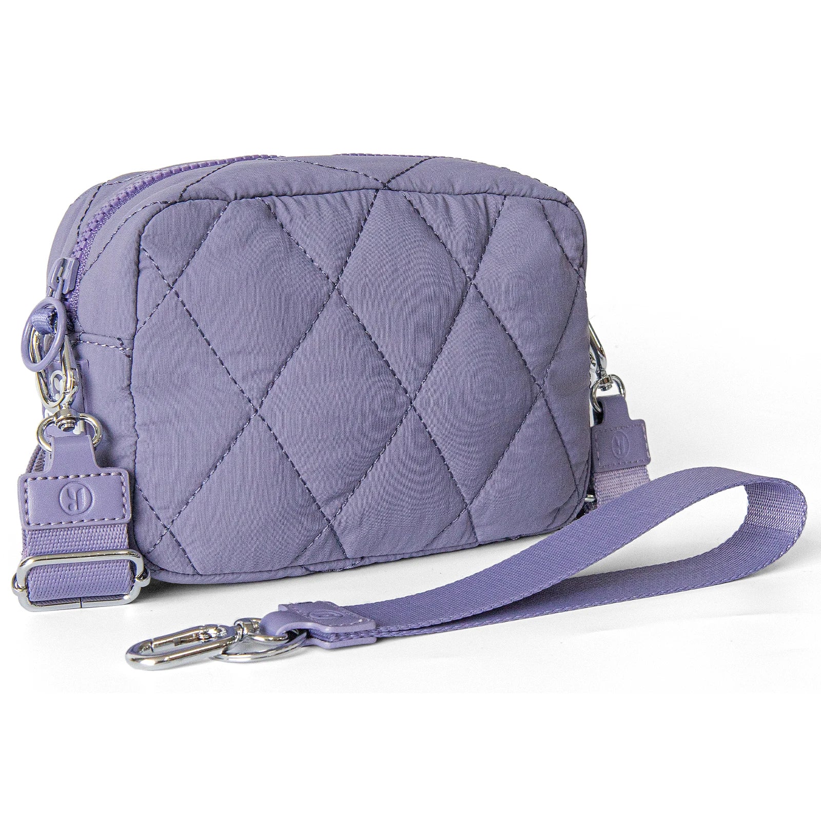 DOYOGI Nylon Puffer Crossbody Wallet — Versatile Wristlet & Phone Carrier