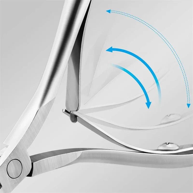 Professional Stainless Steel Cuticle Nippers — Precision Manicure Tool