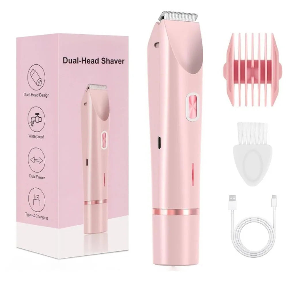 WITZIO 2-in-1 Electric Epilator — Portable Facial and Body Hair Trimmer