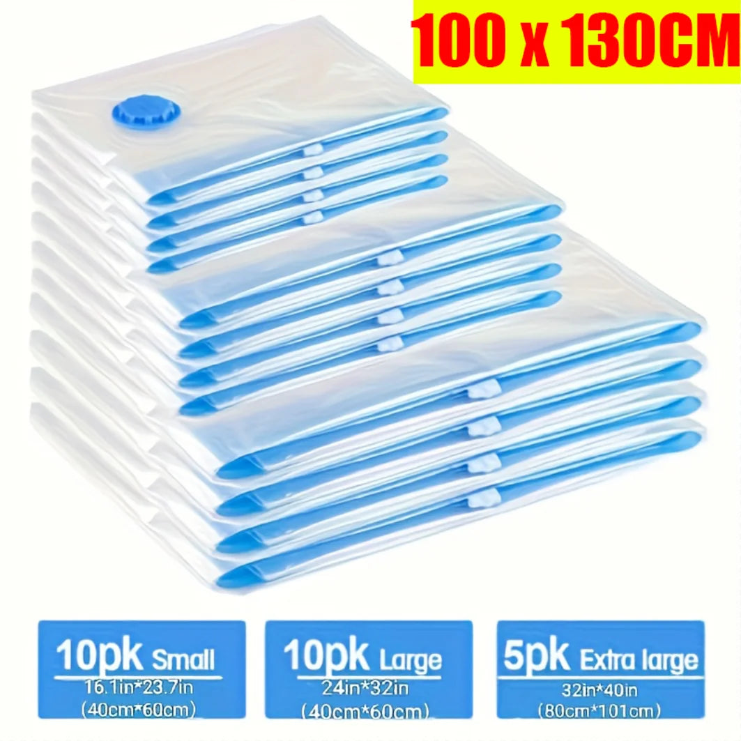 Vacuum Storage Bags — Space Saving Compression Organizers for Clothes
