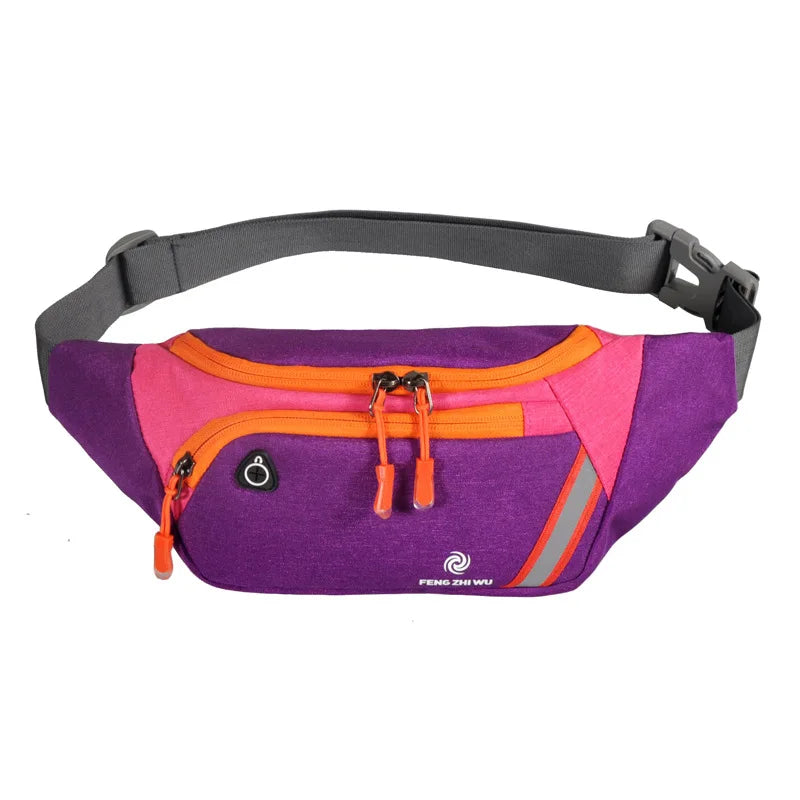 Waterproof Waist Pack — Casual Bum Bag for Travel and Sports