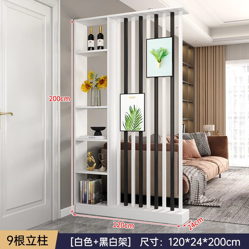 Modern Simple Room Divider — Elegant Wood Entrance Screen & Partition