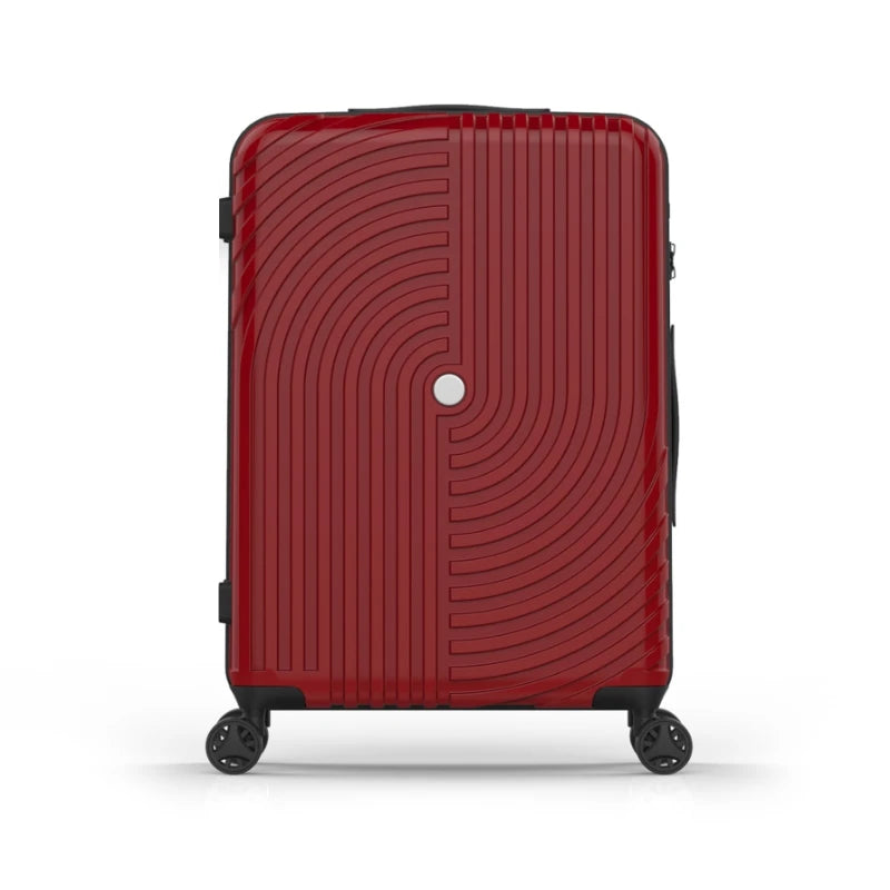 Aluminum Hard Shell Travel Suitcase — Durable Spinner Luggage with Lock