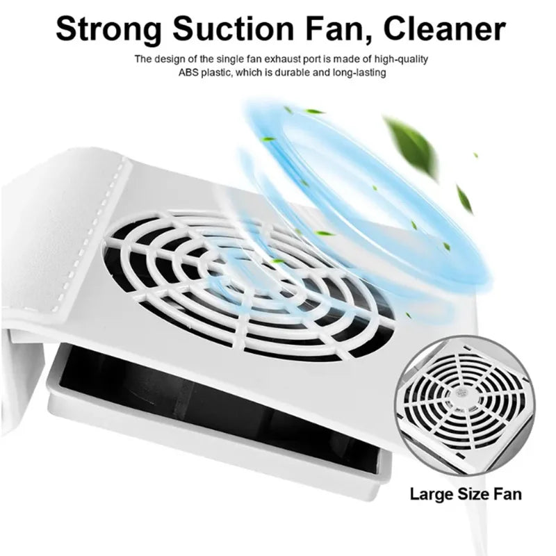 Kellegoos Nail Dust Collector — Quiet Manicure Vacuum for Nail Art