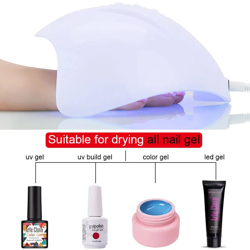 PARKSON UV LED Nail Lamp — Professional Gel Polish Curing Tool