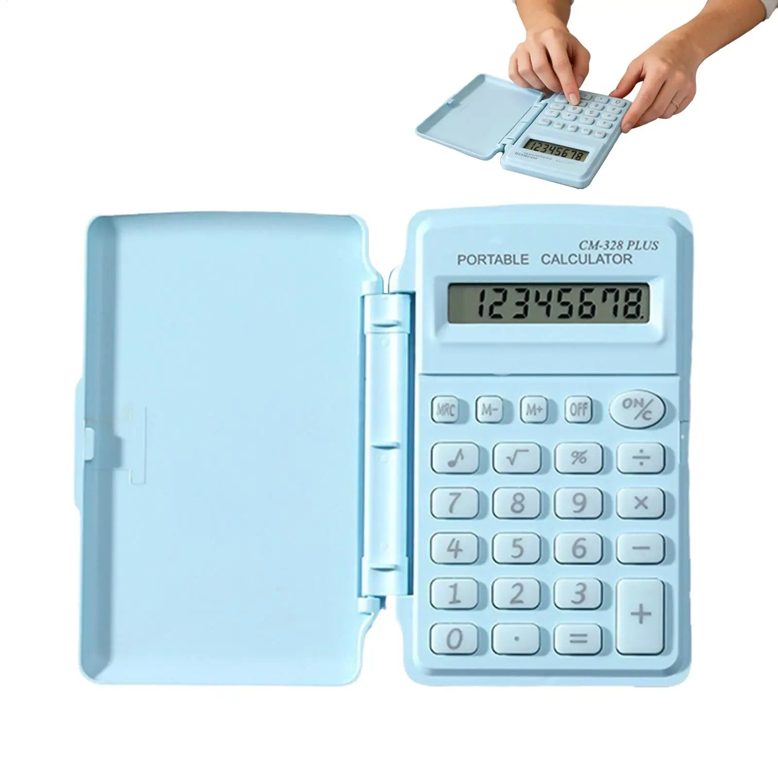 Mini Portable Scientific Calculator — Compact 8-Digit LCD Display for Students