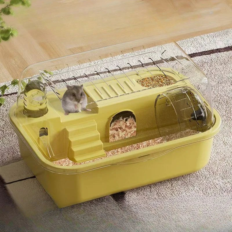 Large Hamster Habitat — Chewproof Cage with Acrylic Sheets