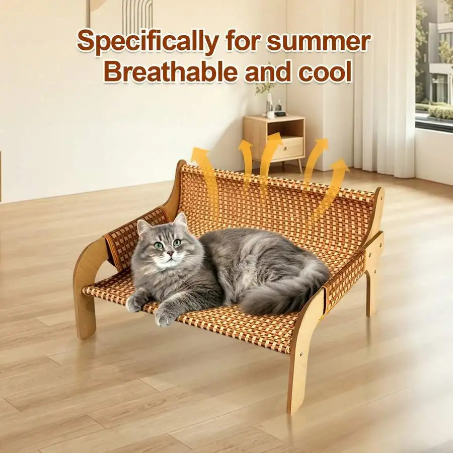 Sofa Style Cat Lounge Chair — 2-in-1 Bed and Sisal Scratching Pad