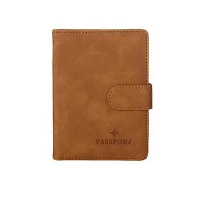 SNUGUG Leather Passport Holder — Waterproof Travel Wallet & Card Case