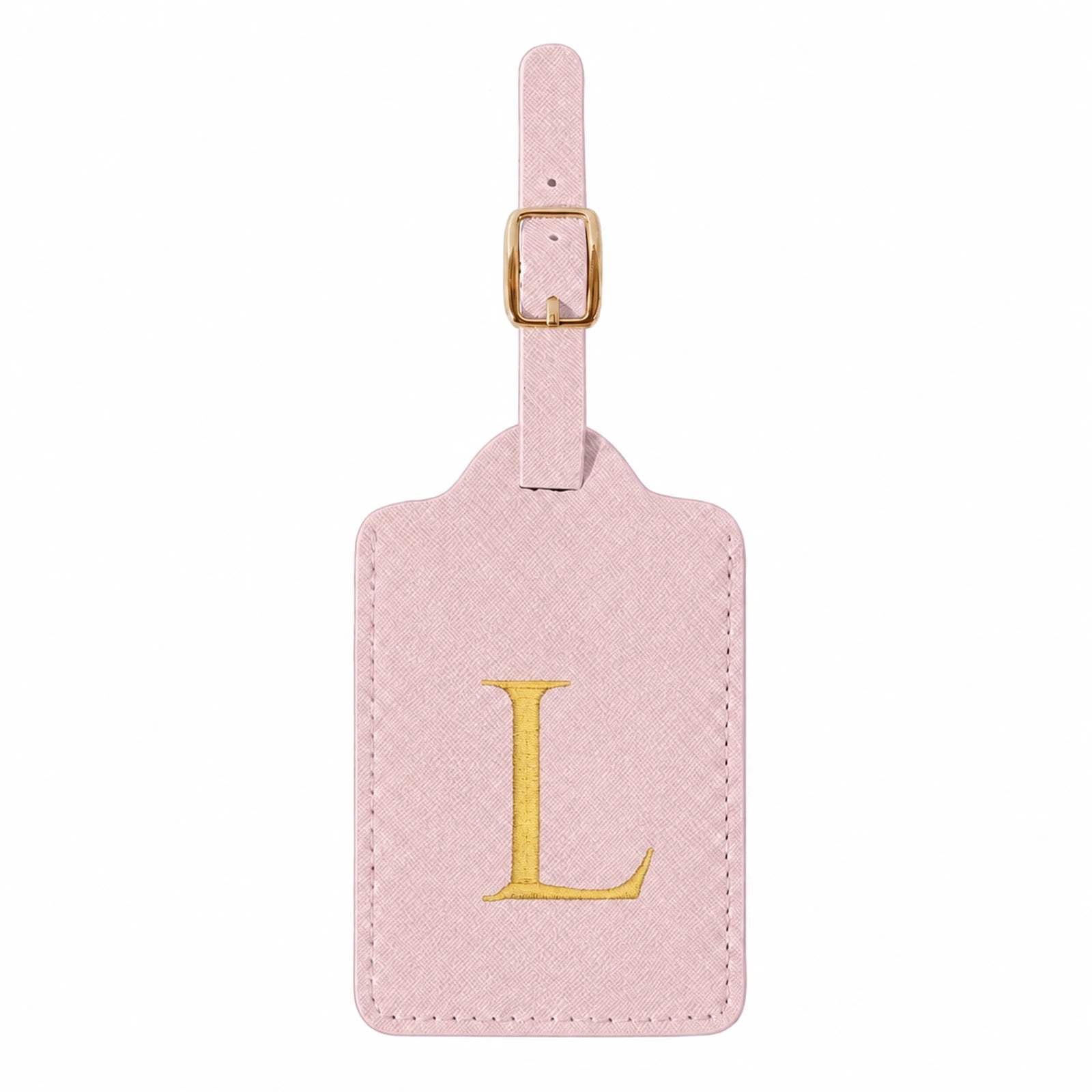 Personalized Alphabet Luggage Tag — Durable PU Leather Travel Accessory