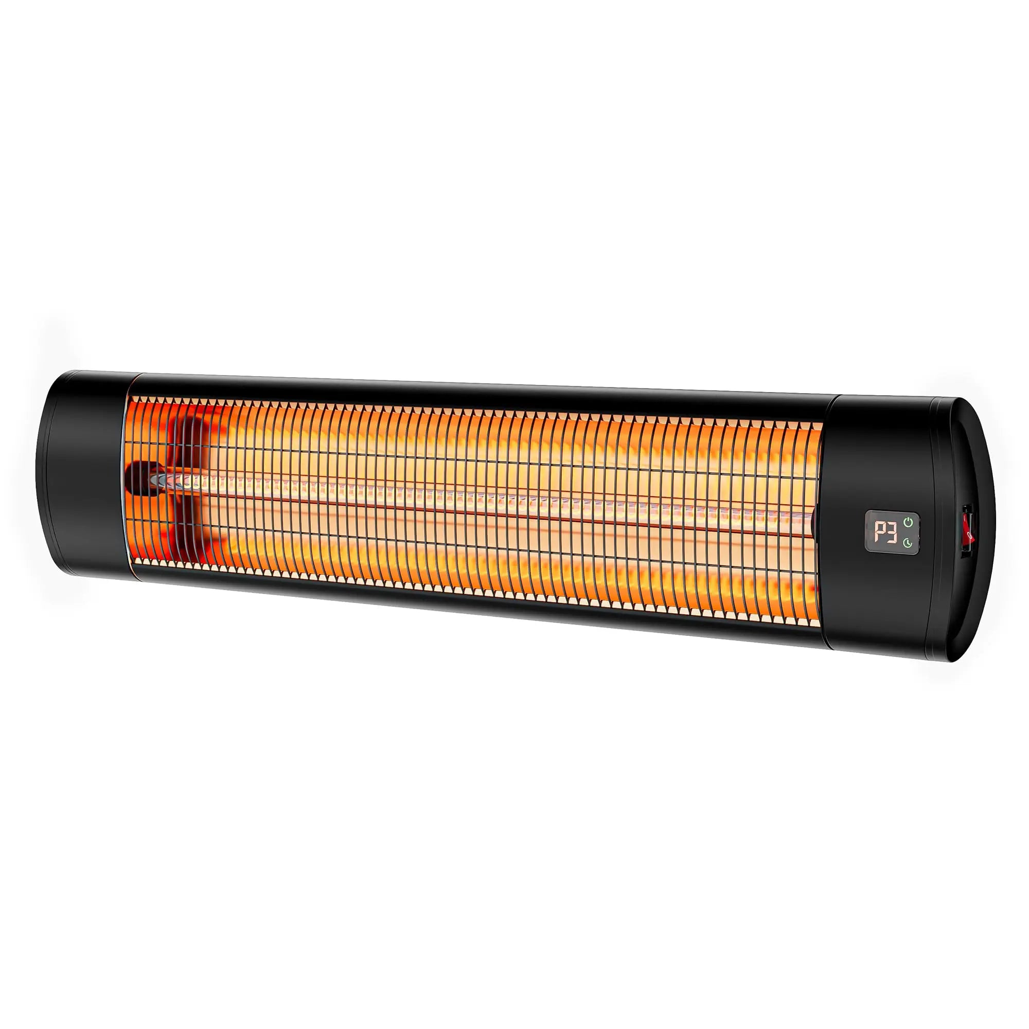 HiMISS 1500W Carbon Fiber Infrared Patio Heater — Wall Mount Electric Warmth