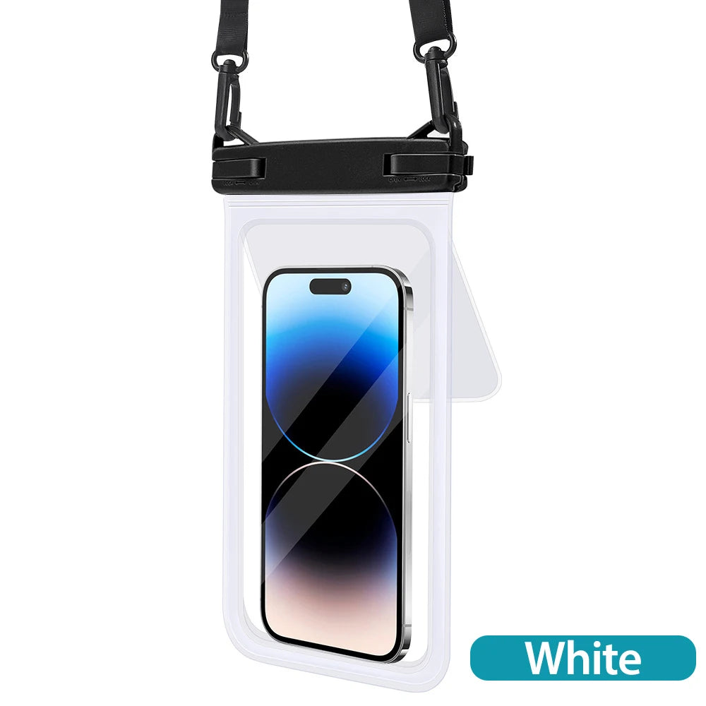 ANKNDO Double Bag Waterproof Phone Pouch — IPX8 Dry Bag with Lanyard