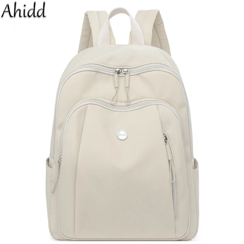 Ahidd Fashion Nylon Daypack — Water Resistant School Bag for Women