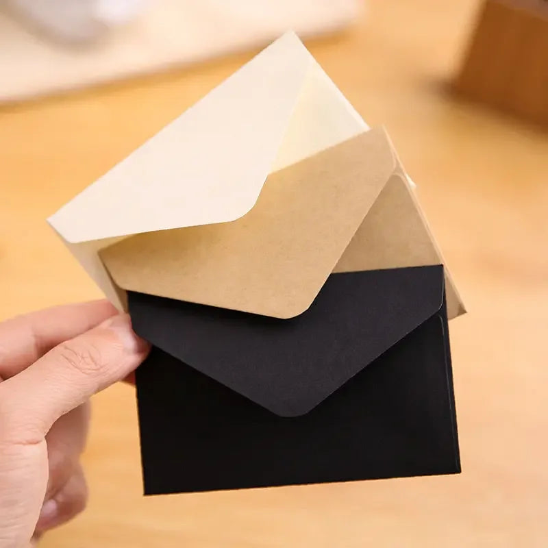 Kraft Mini Envelopes — Versatile Card Holders for Business and Gifts
