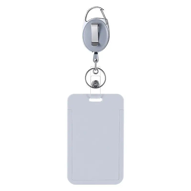 ZTBBAO Retractable Badge Holder — Durable ID Card Sleeve with Lanyard