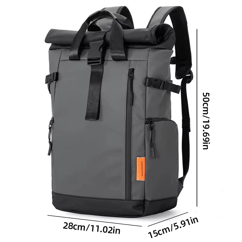 Furukroa Men's Travel Laptop Backpack — Waterproof Outdoor Hiking Rucksack