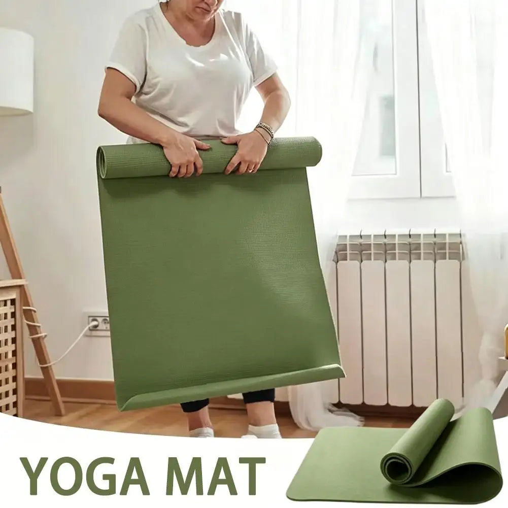 Non-Slip Yoga Exercise Mat — Foldable EVA Foam Pad for Pilates & Fitness