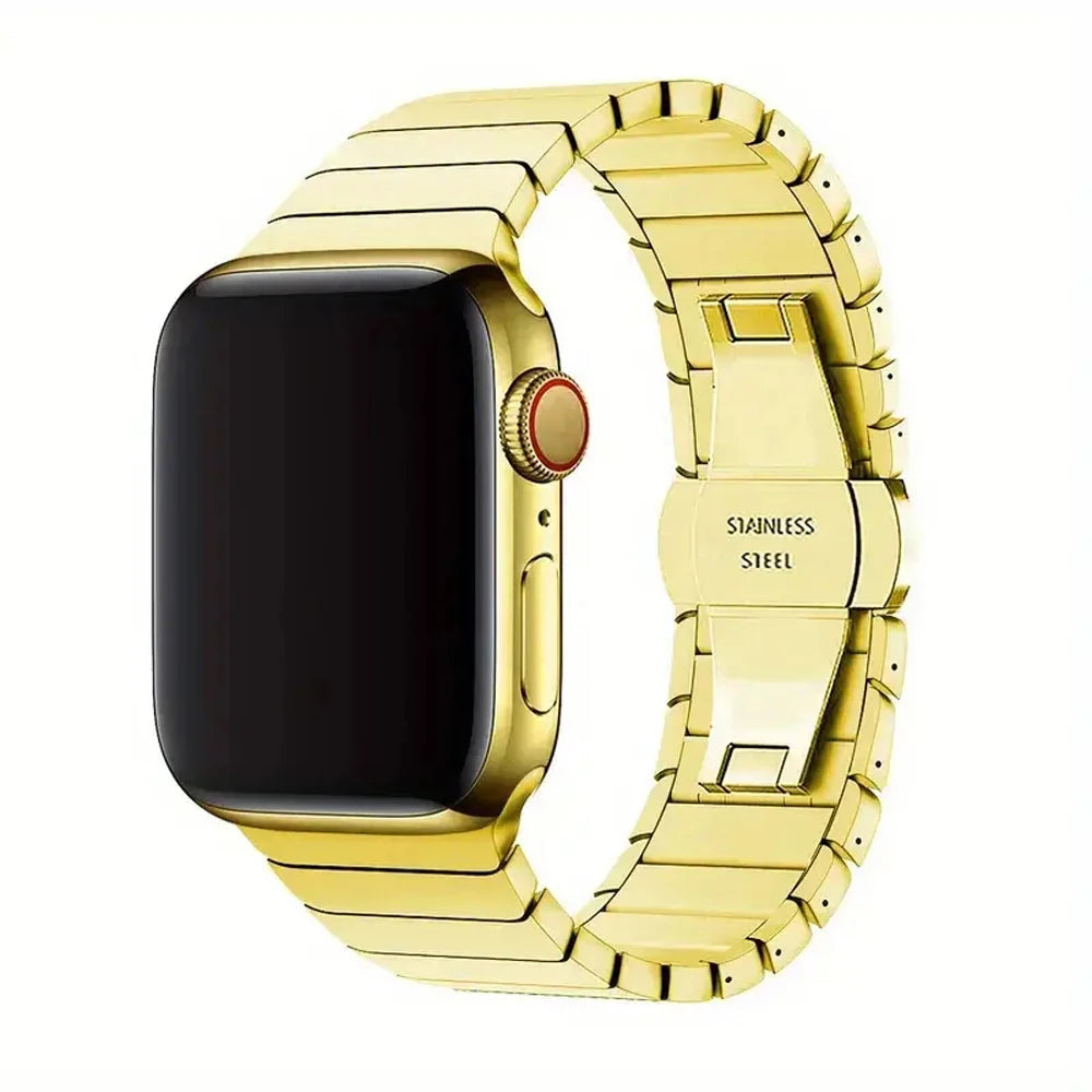 LHDWY Stainless Steel Watch Band — Elegant Bracelet Strap for Smartwatches