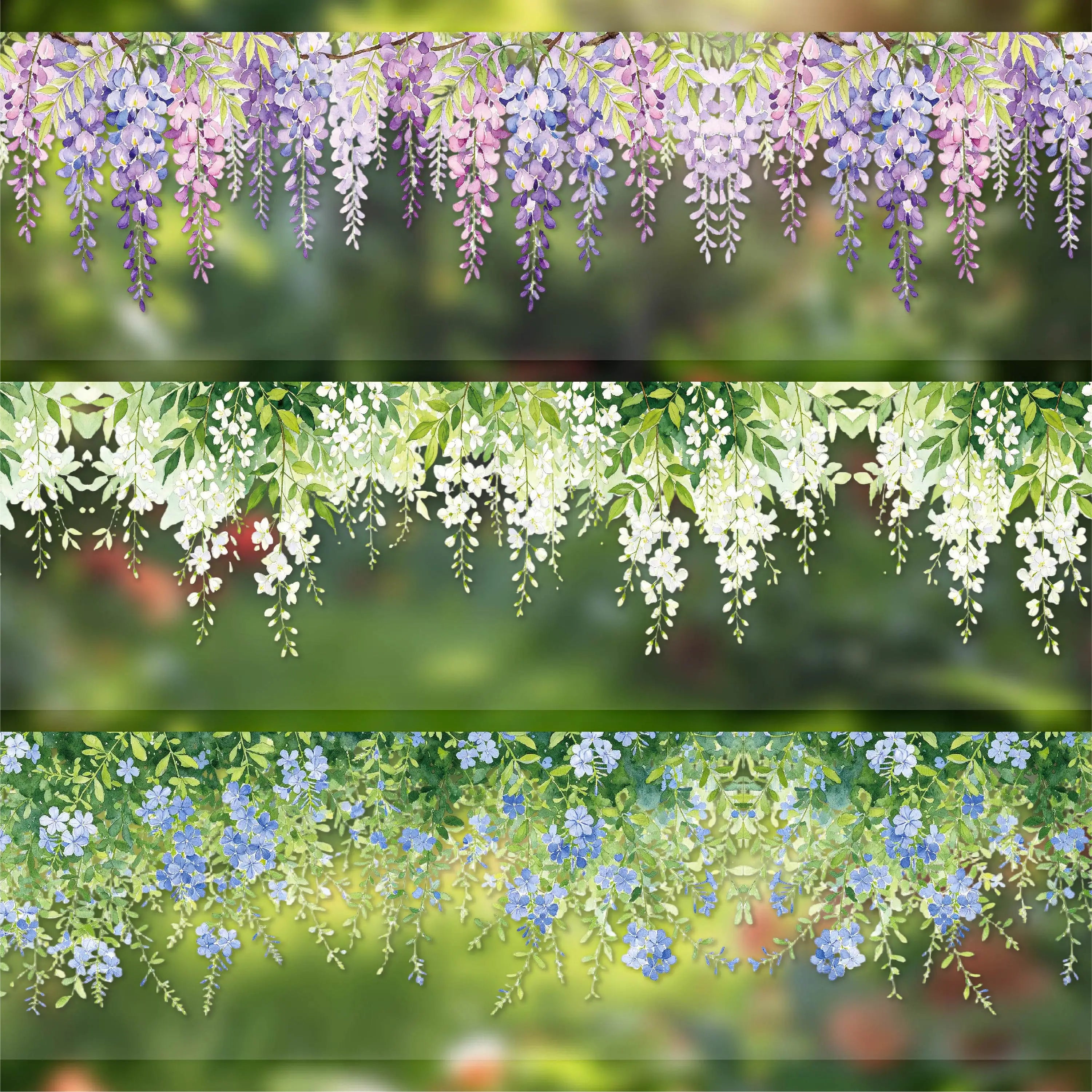 Decorative Plant Vine PET Tape — Botanical Design for Scrapbooking & DIY