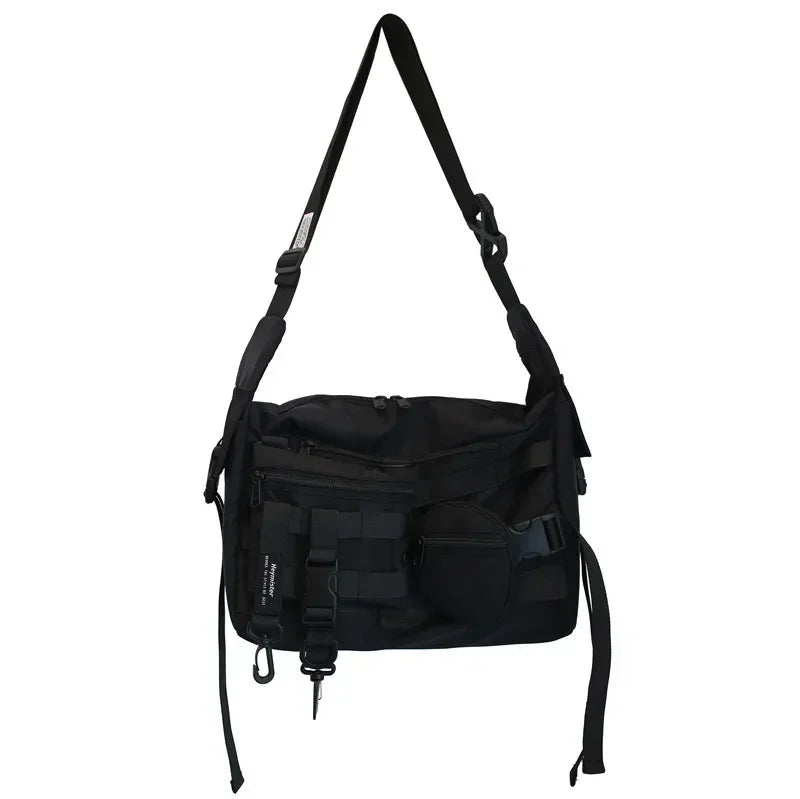 Large Capacity Messenger Bag — Versatile Nylon Crossbody Shoulder Bag