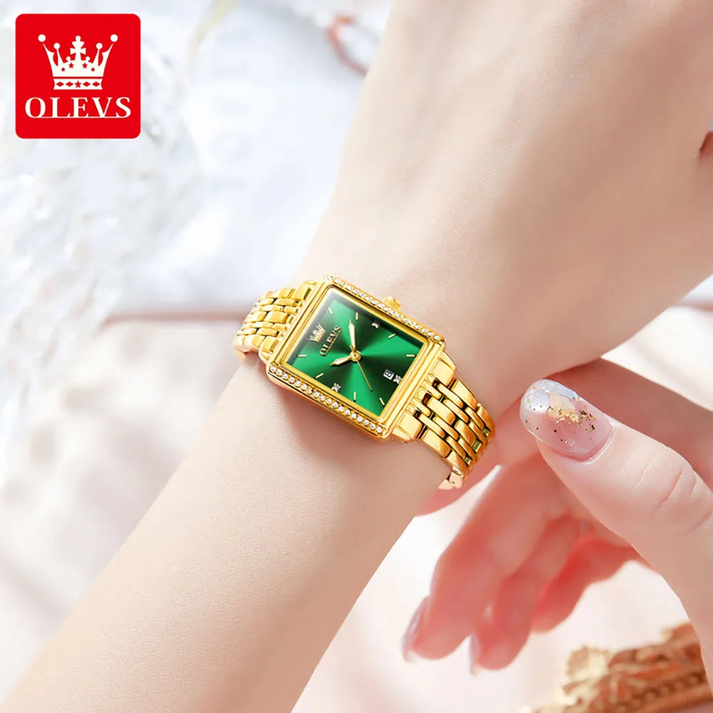 OLEVS 9995 Women's Luxury Watch — Elegant Quartz Timepiece with Luminous Date