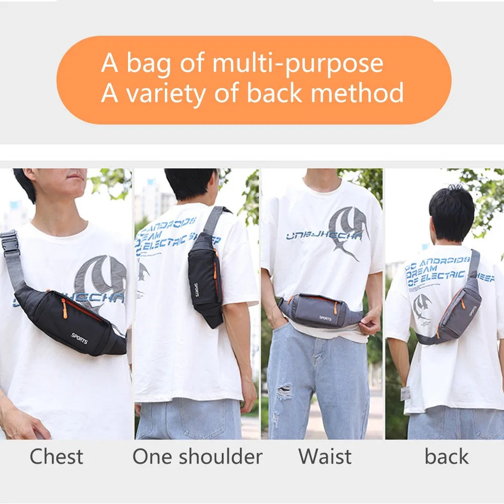 AyeBeau Waterproof Waist Pack — Versatile Crossbody Belt Bag for Travel and Sports