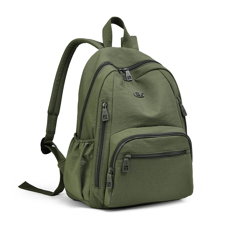 unixinu Fashion Nylon Backpack — Lightweight Multi-Pocket Purse for Daily Commute