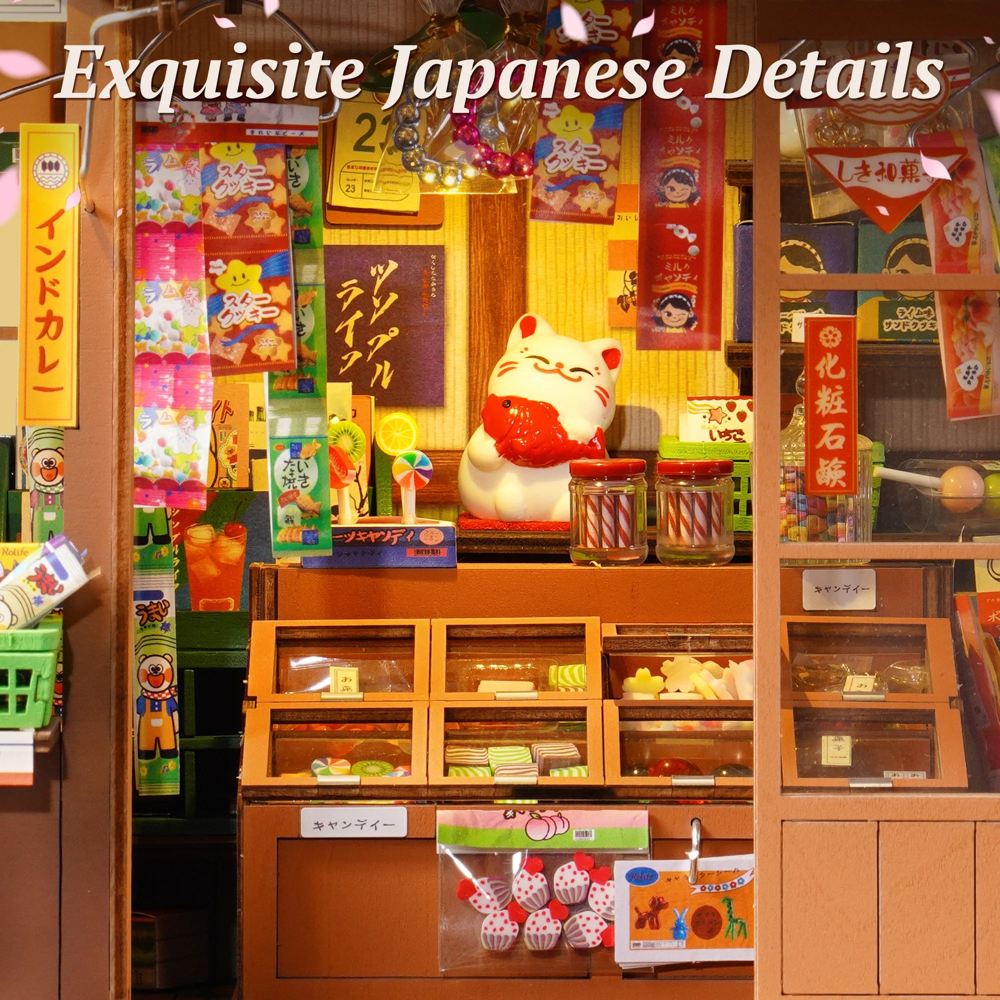 Rolife DIY Book Nook Kit — Nostalgic Japanese Corner Shop 3D Puzzle