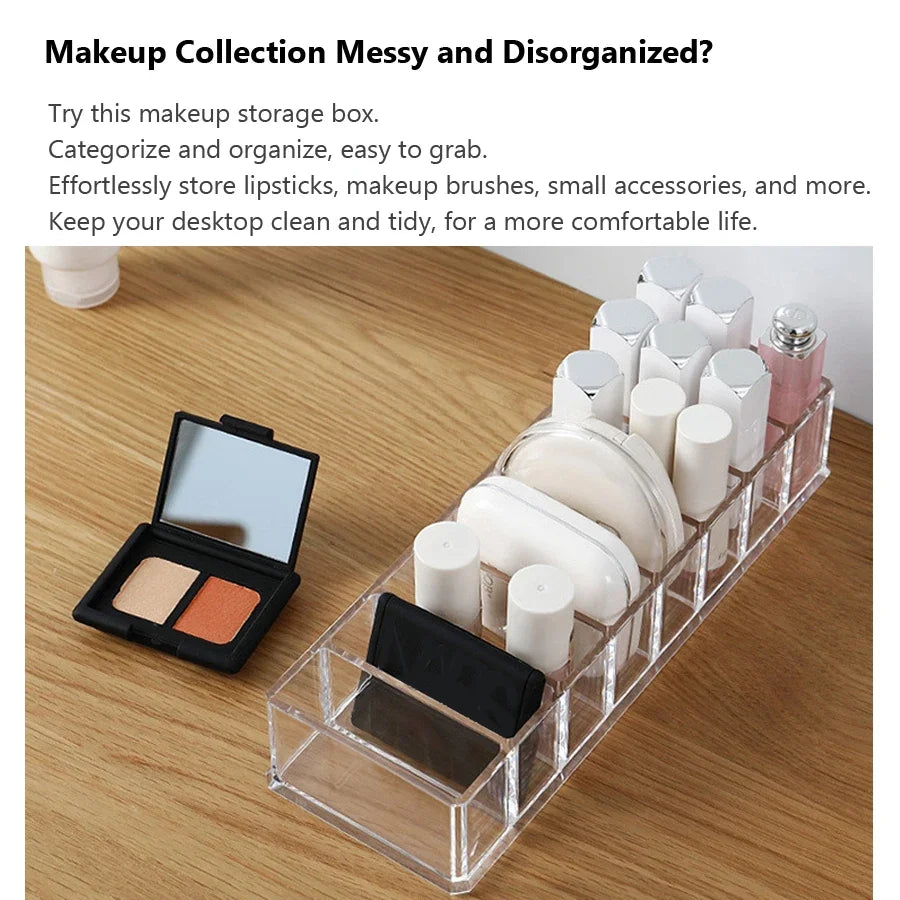 Art lalic Nail Polish Organizer — Transparent Acrylic Display Stand