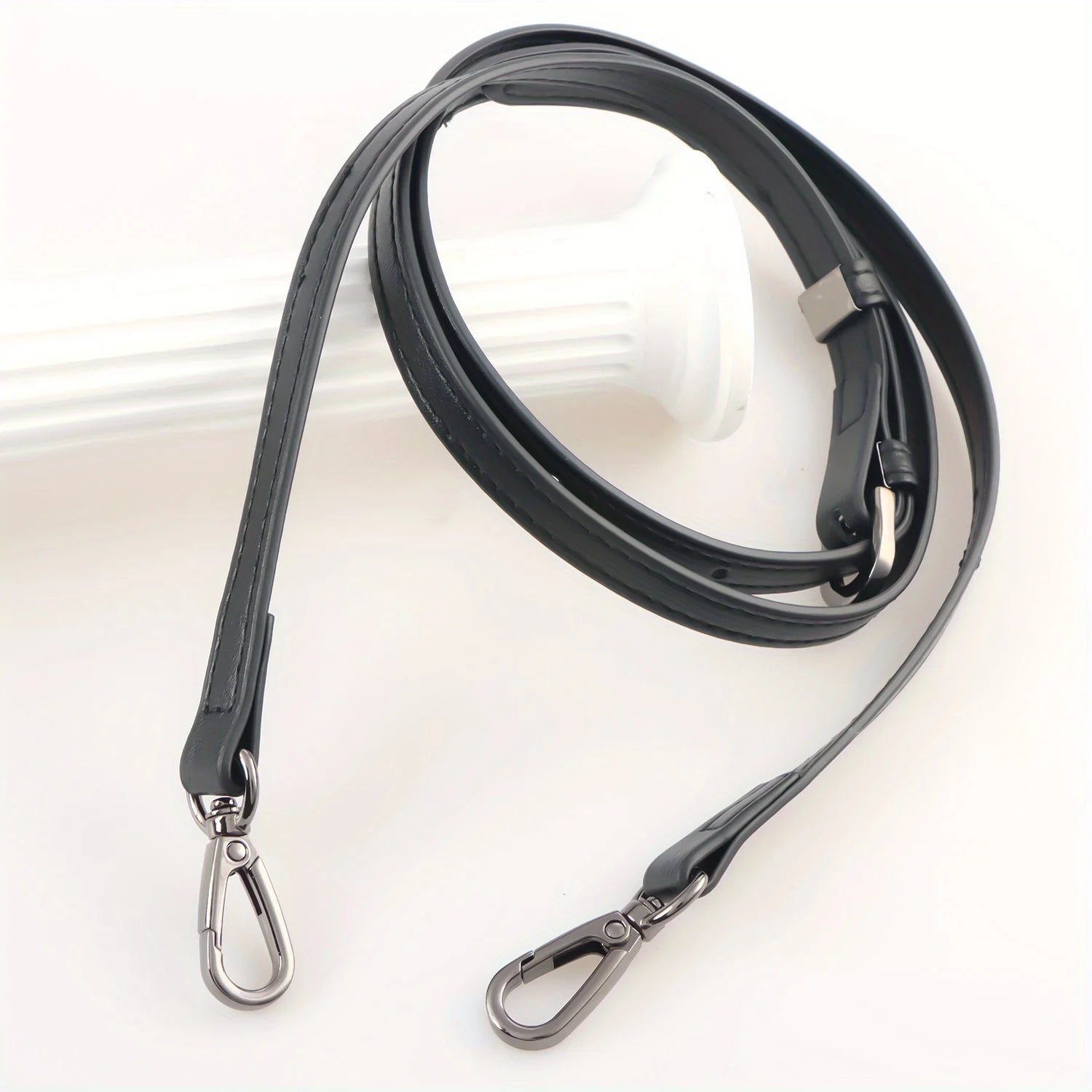 LEBATSION Leather Purse Strap — Adjustable Replacement Shoulder Strap for Handbags