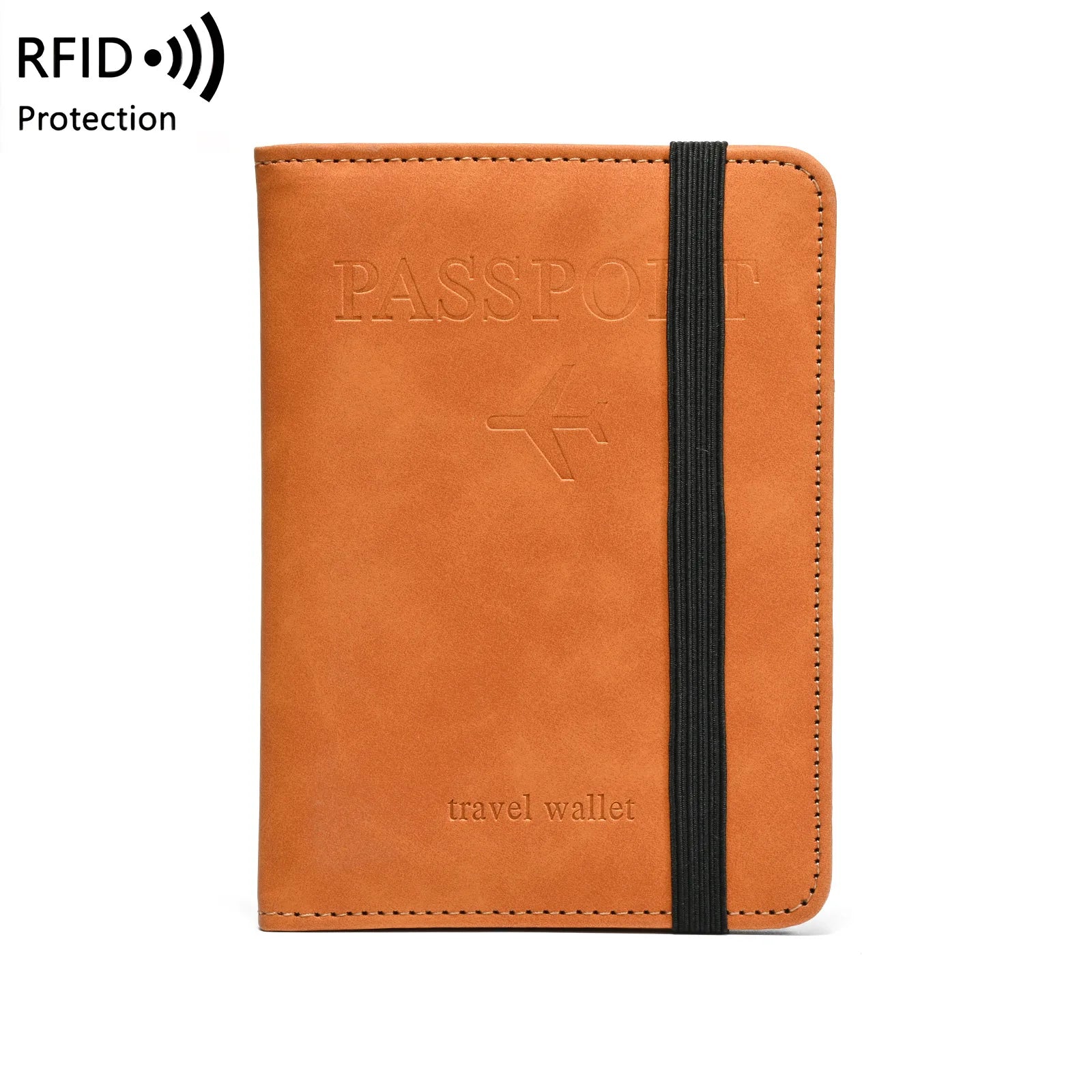 PU Leather Passport Cover — Multifunctional Travel Document Organizer