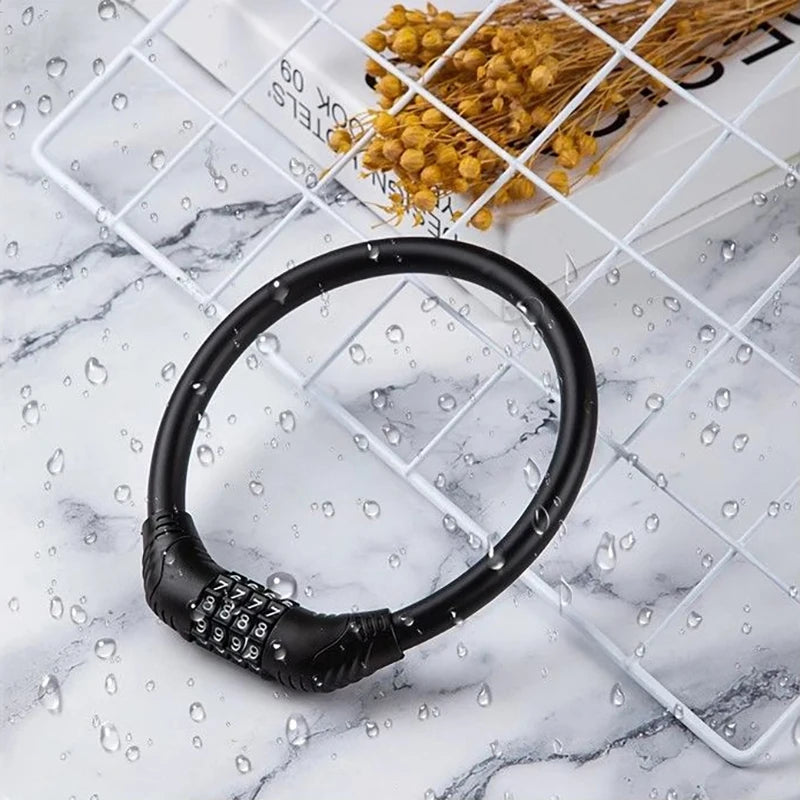 Bicycle Combination Cable Lock — Portable Anti-Theft Security for MTB and Road Bikes