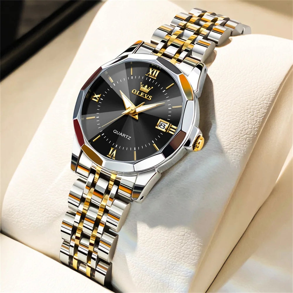 OLEVS 9931 Elegant Women's Watch — Luxury Stainless Steel Quartz Timepiece