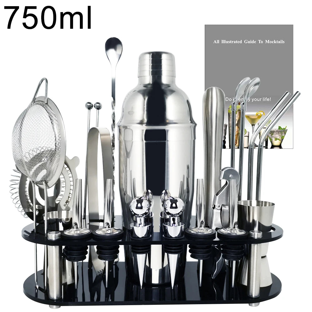 XINGZHAOHOME Professional Cocktail Shaker Set — Complete Bartender Tool Kit