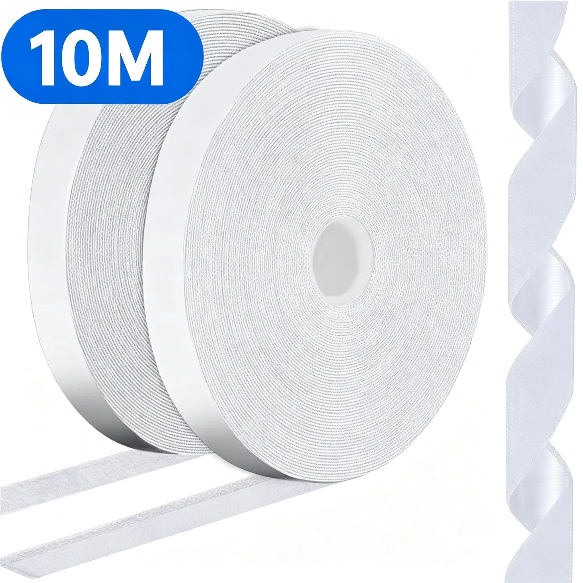 Self-Adhesive Hook and Loop Fastener Roll — Versatile Double-Sided Magic Tape