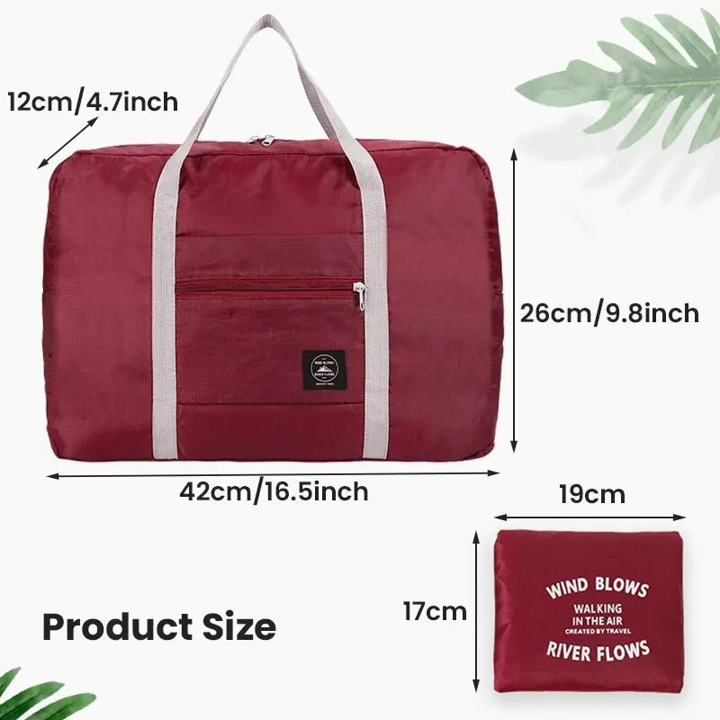Foldable Travel Duffel Bag — Lightweight Carry On for Weekend Trips
