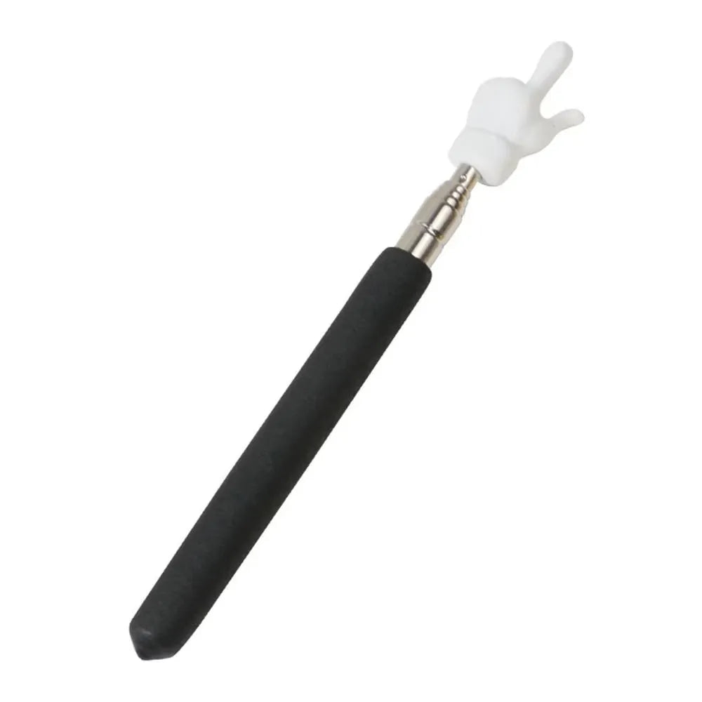 Retractable Stainless Steel Teacher Pointer — Telescopic Classroom Teaching Stick