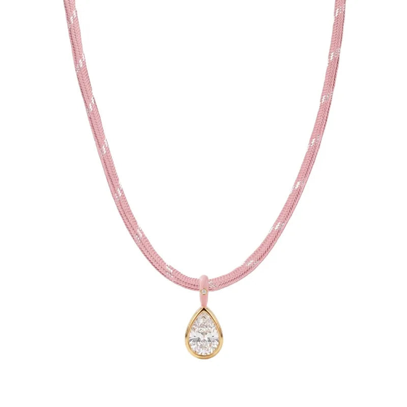 doyours Boho Multilayer Rope Chain Necklace — Gold Plated Zircon Pendant Jewelry
