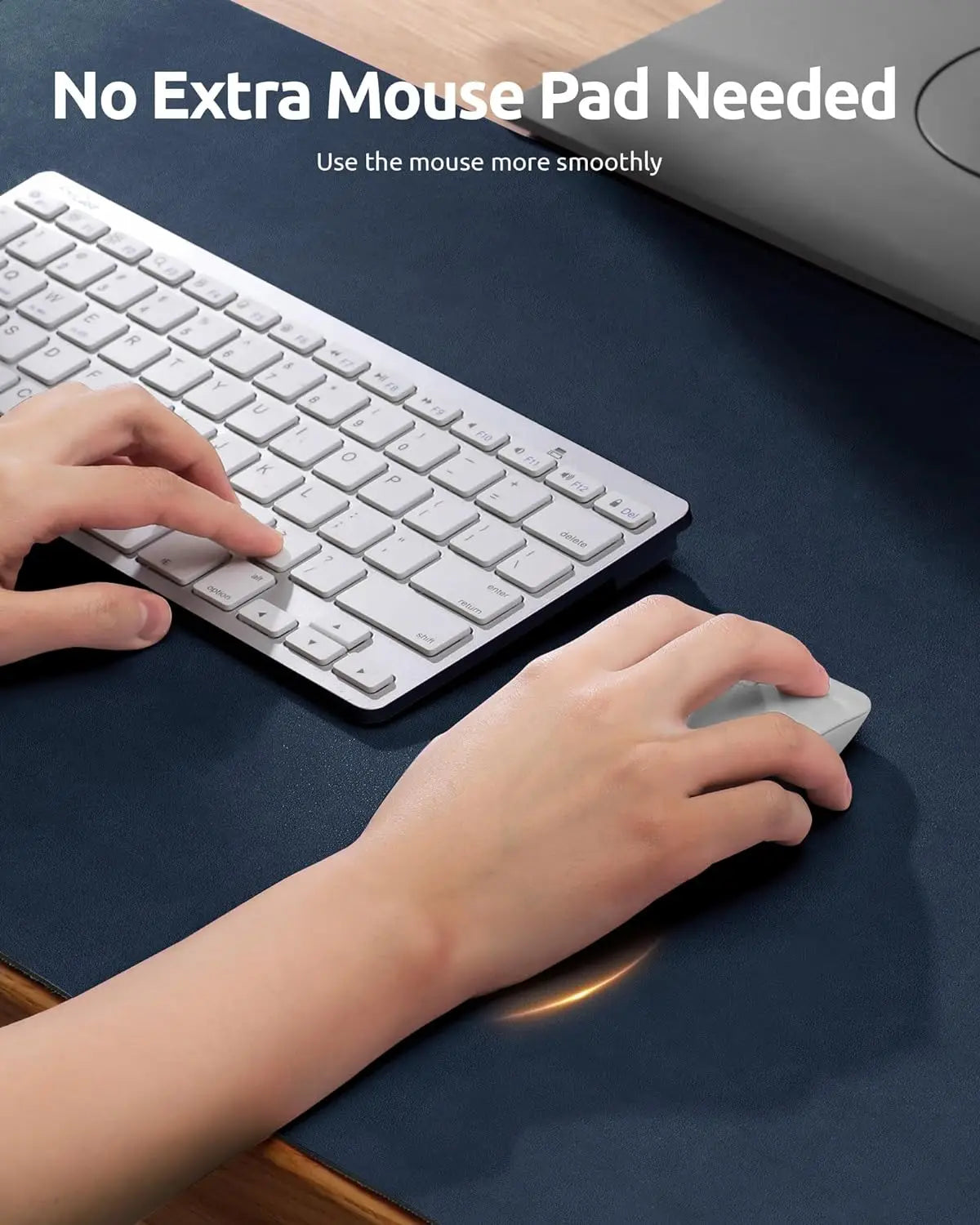 YSAGi Leather Desk Mat — Large Waterproof Office Desk Pad