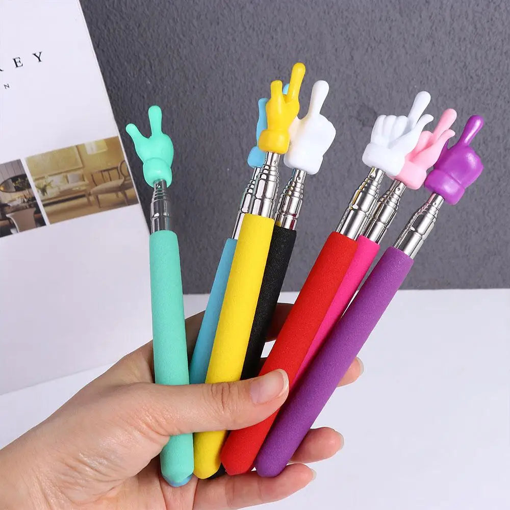 Retractable Teaching Pointer — Telescopic Whiteboard Finger Guide