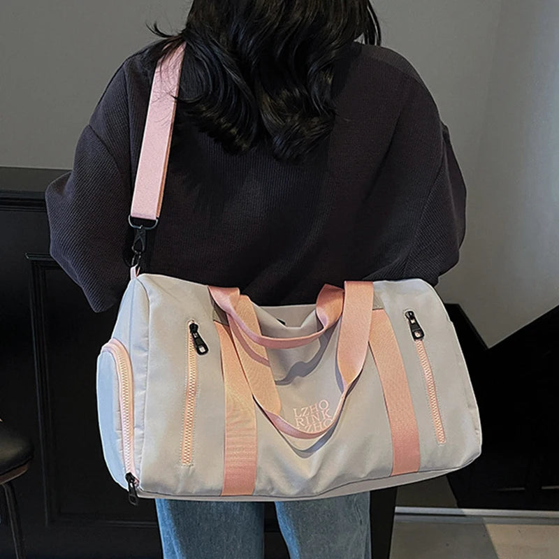 Women's Travel Duffel Bag — Lightweight Weekend Overnight Tote
