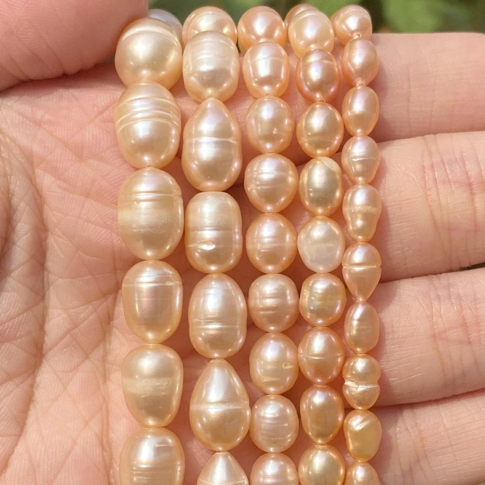 Natural Freshwater Pearl Beads — Irregular Shape Loose Pearls for DIY Jewelry