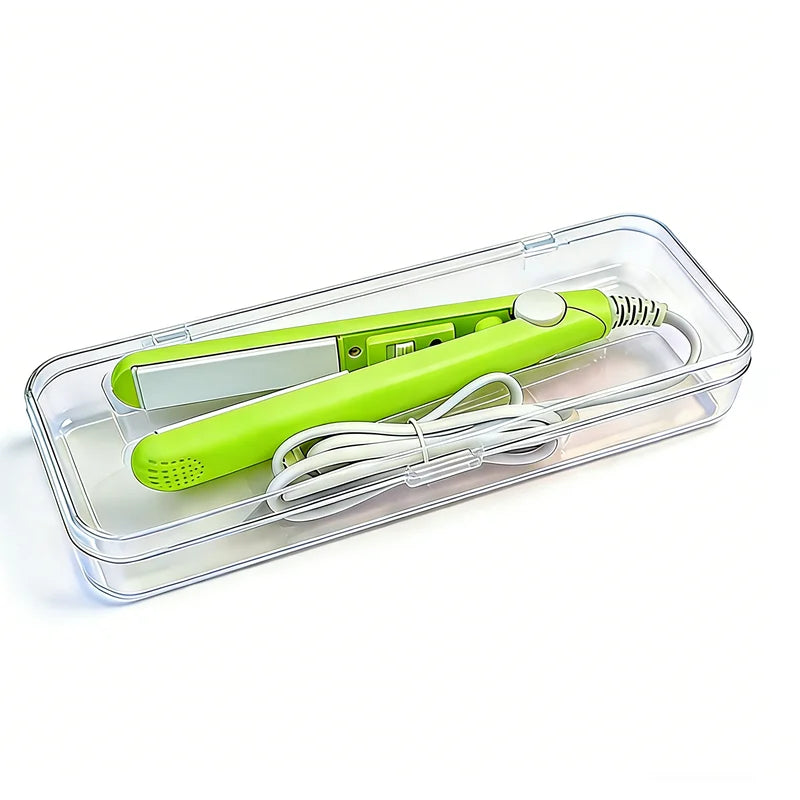 oumonoka Mini Ceramic Hair Straightener — Portable Styling Tool for Travel