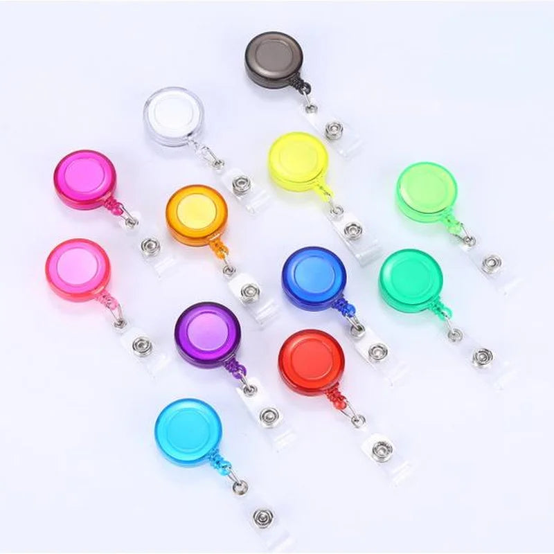 pelsone Retractable Badge Reel — Durable ID Holder Clip for Staff and Professionals