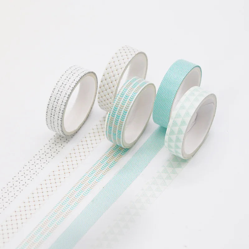 Kawaii Washi Tape Set — Decorative Masking Tape for Journaling & Scrapbooking