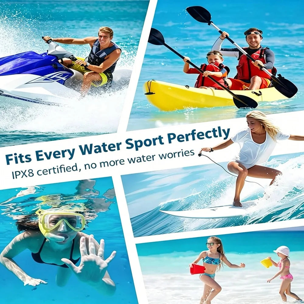 Waterproof Phone Pouch — Transparent Underwater Dry Bag for Swimming
