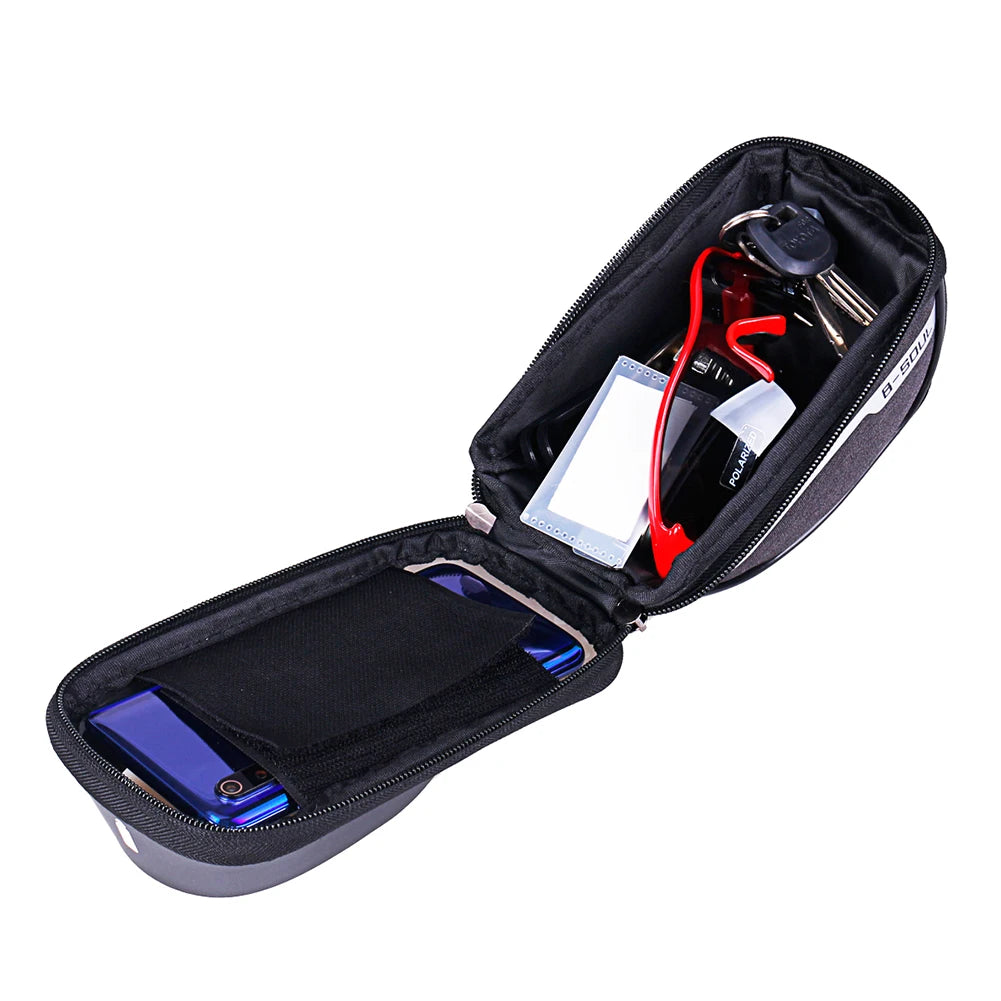Waterproof Bicycle Phone Bag — Touch Screen Handlebar Mount for Cycling